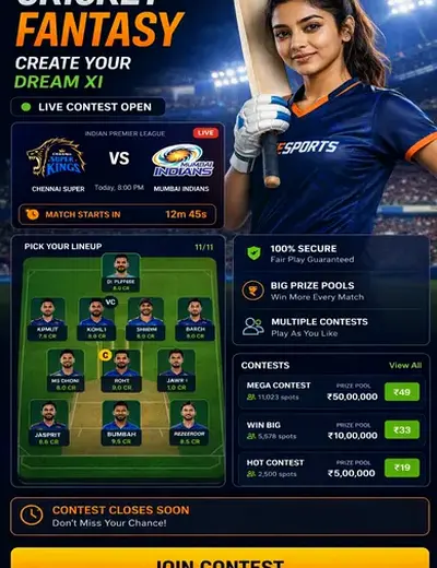Hero11 (hero11 apk) fantasy cricket & matchday visual 3